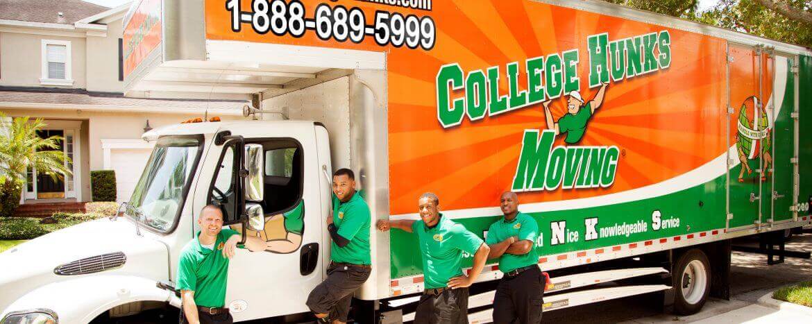 College Hunks and their truck