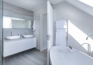 The bathroom
