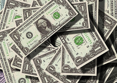 A pile of cold, hard cash