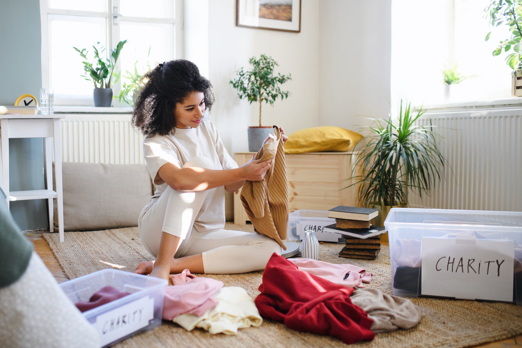 Relaxed Person in a Clean Environment 