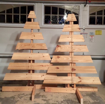 diy wooden christmas tree
