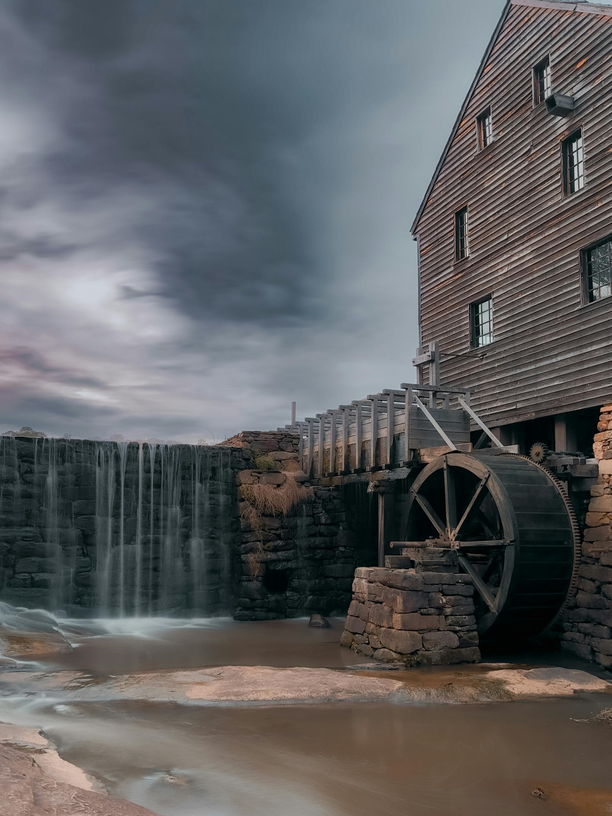 Historic Yates Mill County Park in Raleigh, North Carolina