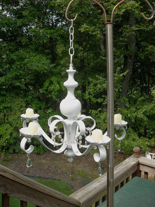 Junk chandelier