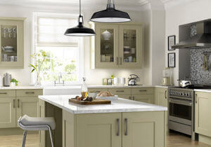 In the kitchen