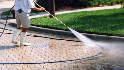 Pressure washing